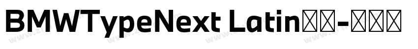 BMWTypeNext Latin下载字体转换